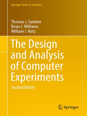 cover image of The Design and Analysis of Computer Experiments